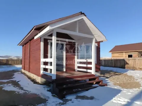 Терраса 6 кв.м дома из бруса в Верх-Чите